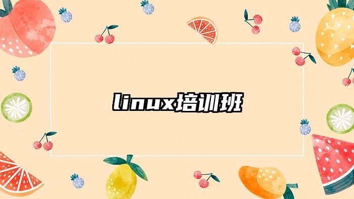 linux培训班