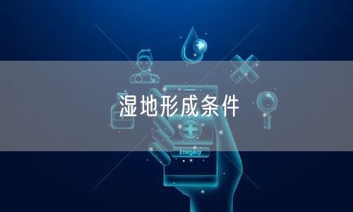湿地形成条件 湿地形成条件
