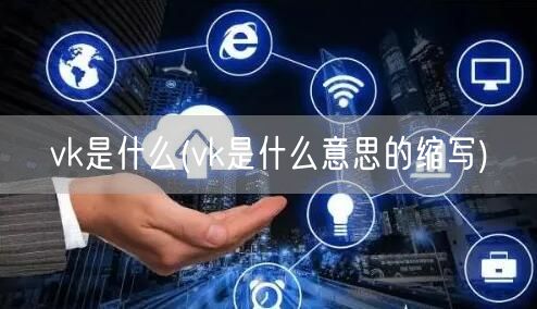 vk是什么(vk是什么意思的缩写)