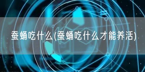 蚕蛹吃什么(蚕蛹吃什么才能养活)