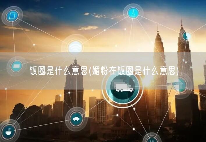 饭圈是什么意思(媚粉在饭圈是什么意思)