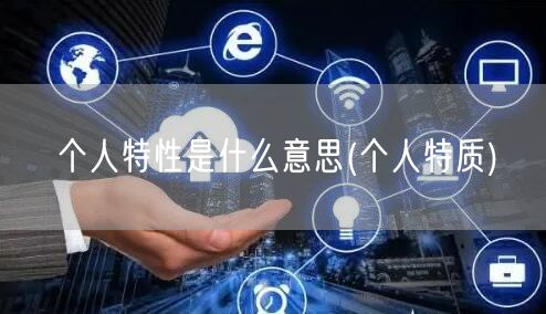 个人特性是什么意思(个人特质)