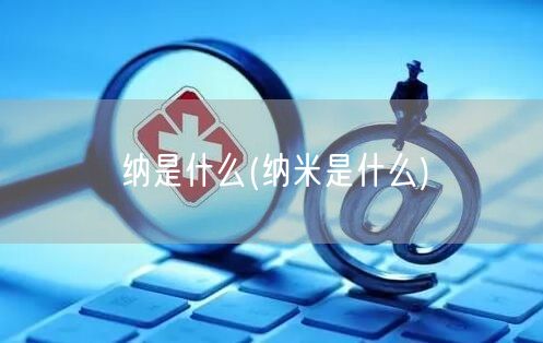 纳是什么(纳米是什么)